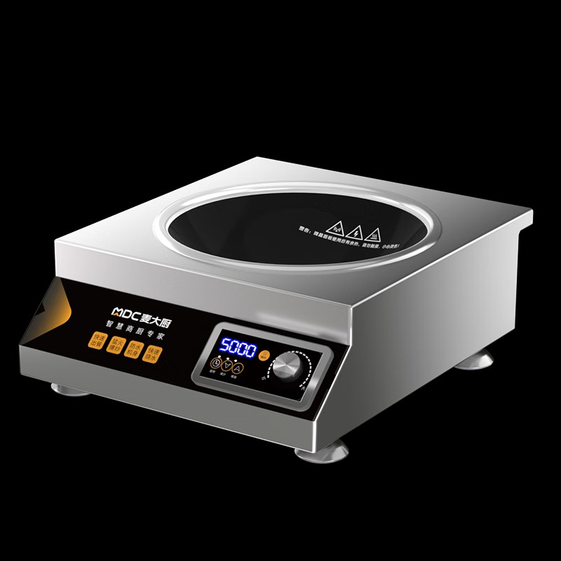 麥大廚220V旋鈕+定時(shí)款臺(tái)式凹爐5kW 